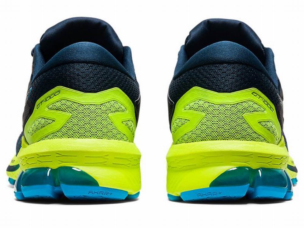 Chaussures Running Asics GT-1000 10 Homme Bleu Vert | ZWF-437189