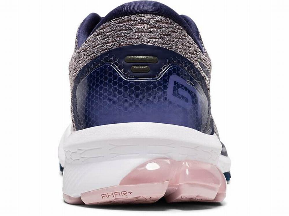 Chaussures Running Asics GT-1000 9 Femme Rose Bleu Marine | CJD-809264