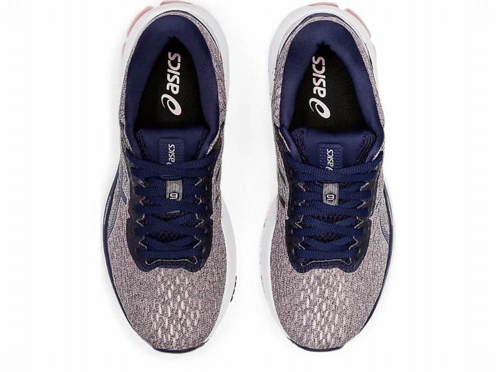 Chaussures Running Asics GT-1000 9 Femme Rose Bleu Marine | CJD-809264