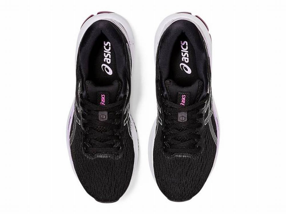 Chaussures Running Asics GT-1000 9 Femme Noir Argent | FDR-394205