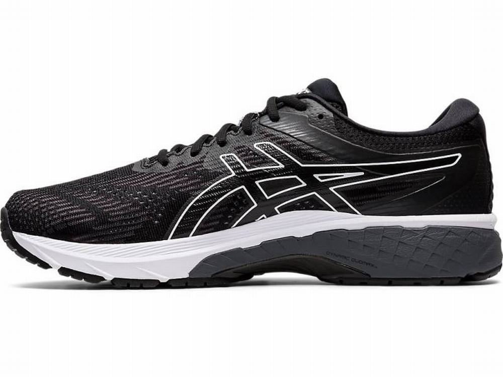 Chaussures Running Asics GT-2000 8 (4E) Homme Noir Blanche | JSY-208746