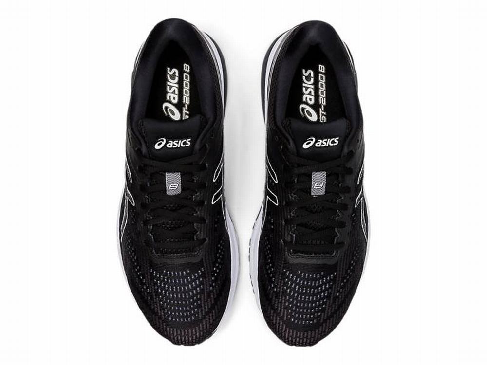 Chaussures Running Asics GT-2000 8 (4E) Homme Noir Blanche | JSY-208746