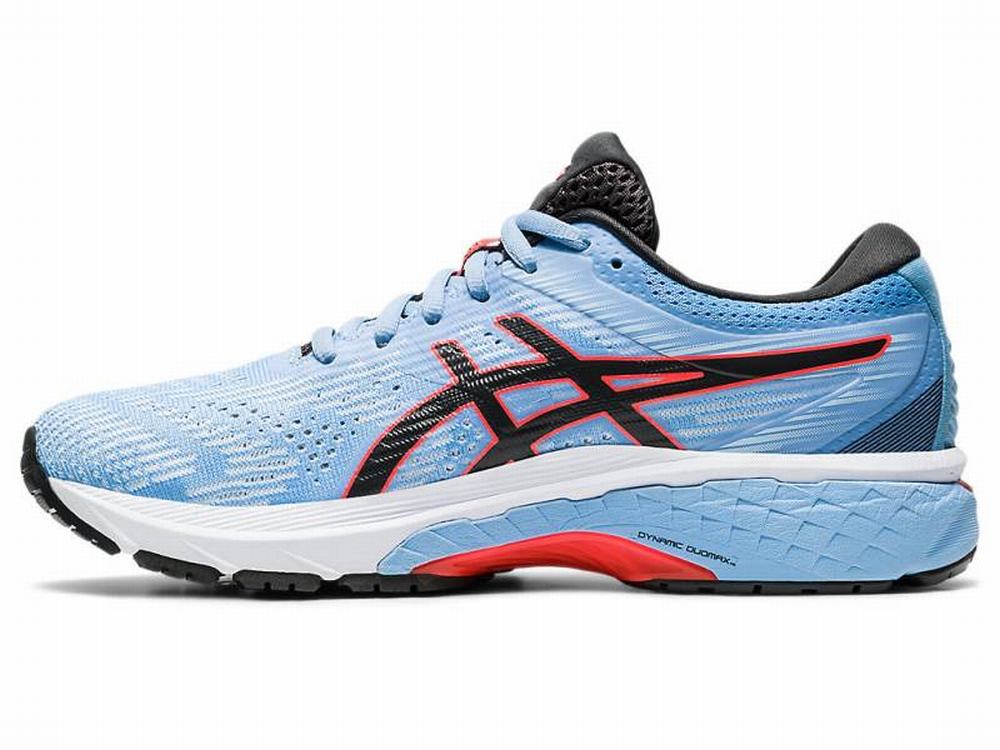 Chaussures Running Asics GT-2000 8 Femme Bleu Grise | KJO-751328