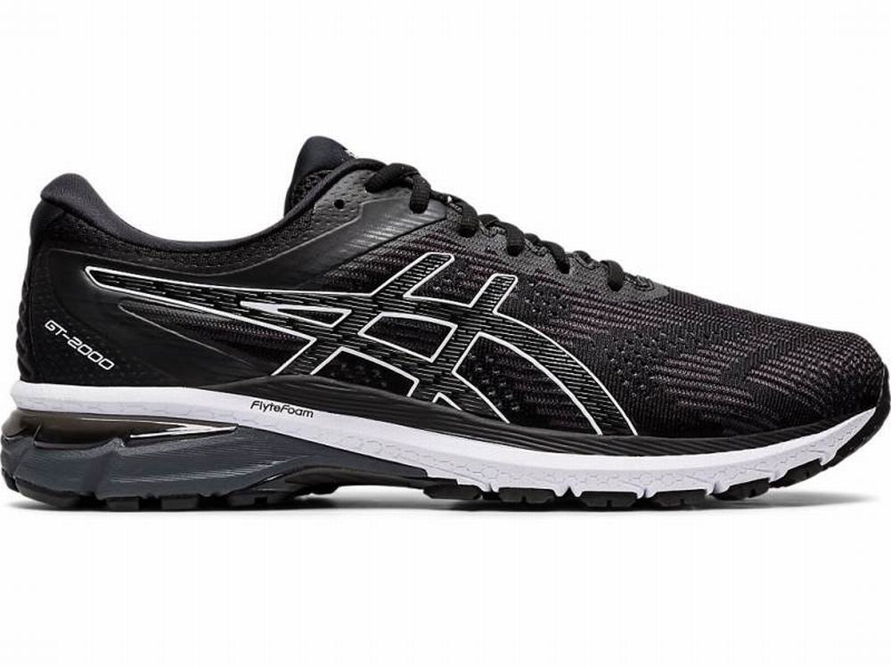 Chaussures Running Asics GT-2000 8 Homme Noir Blanche | MIH-749138