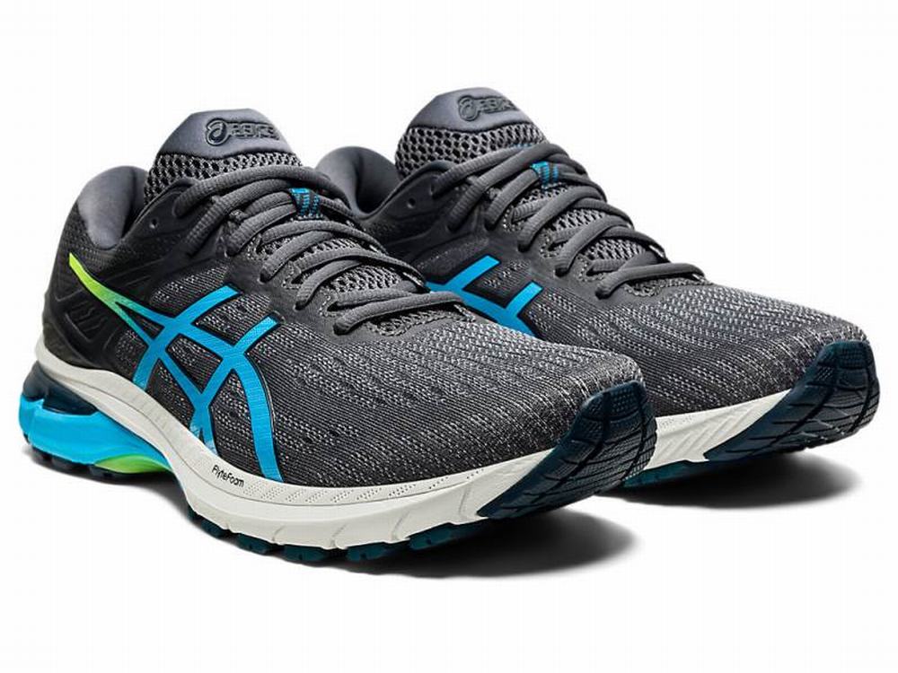 Chaussures Running Asics GT-2000 9 (2E) Homme Grise Noir | WXF-784195