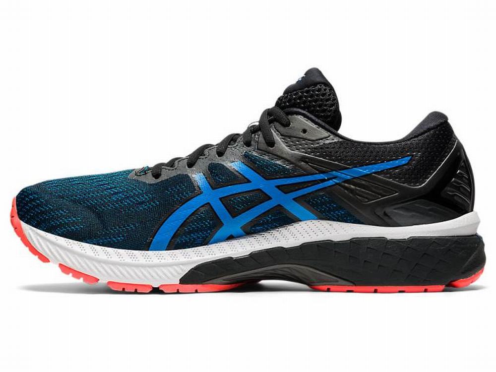 Chaussures Running Asics GT-2000 9 (4E) Homme Noir Bleu | GIU-587931