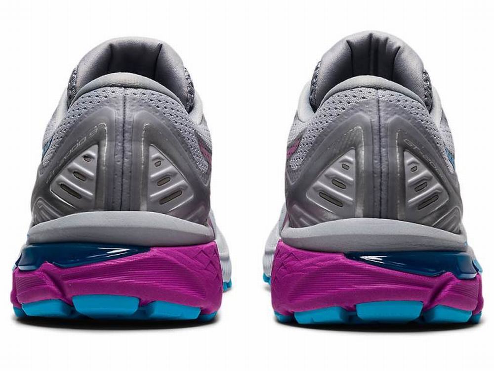 Chaussures Running Asics GT-2000 9 (D) Femme Grise Violette | EJR-049673