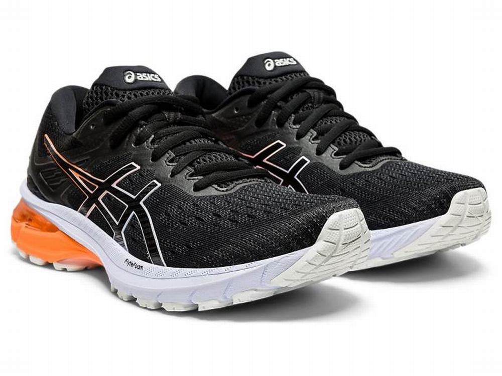 Chaussures Running Asics GT-2000 9 (D) Femme Noir | KOQ-793416