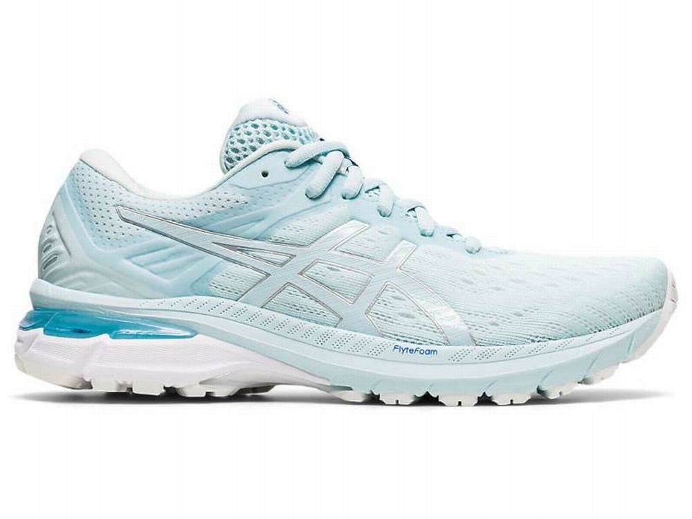 Chaussures Running Asics GT-2000 9 Femme Turquoise Clair Argent | UFS-207149