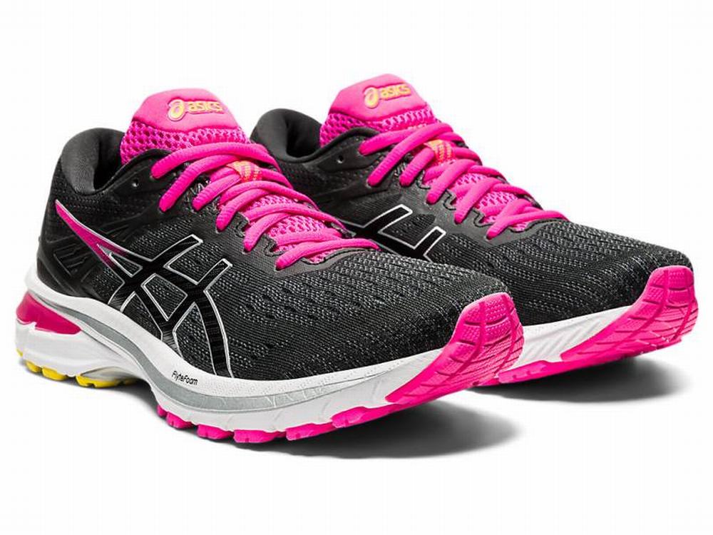 Chaussures Running Asics GT-2000 9 Femme Grise Foncé Noir | ZDG-036742