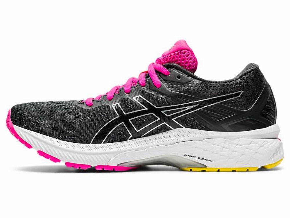 Chaussures Running Asics GT-2000 9 Femme Grise Foncé Noir | ZDG-036742