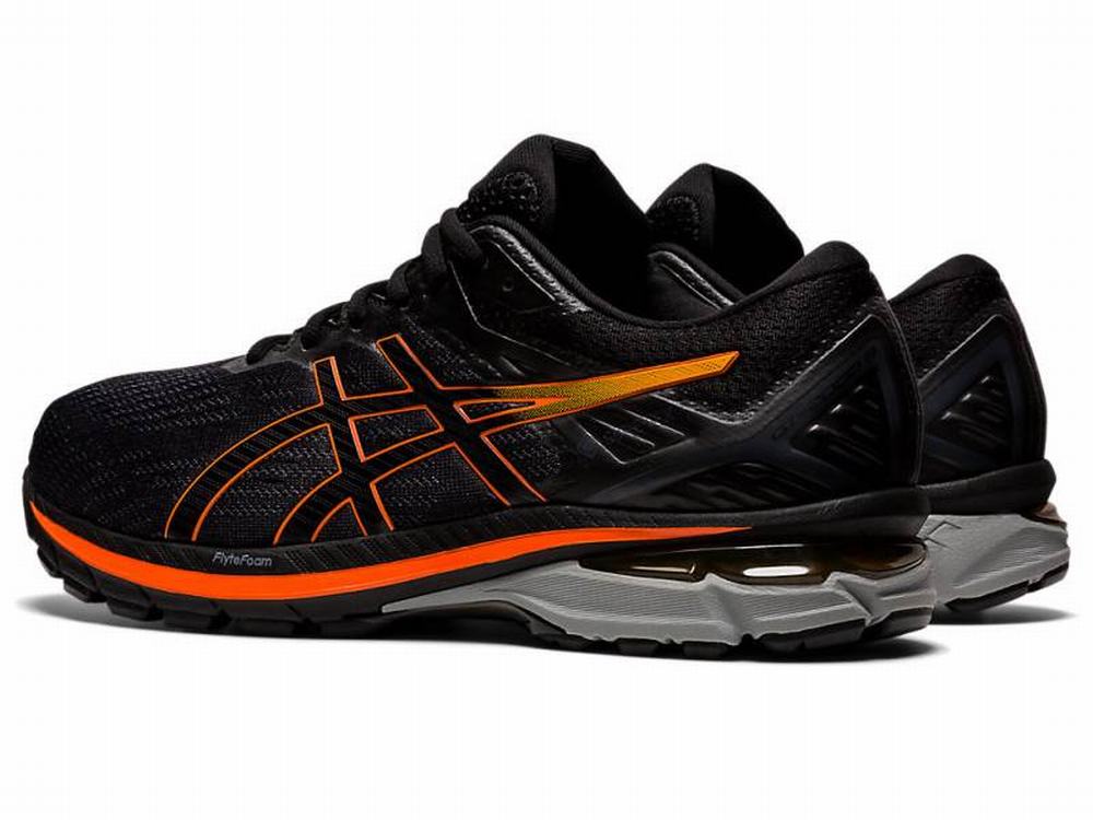 Chaussures Running Asics GT-2000 9 G-TX Homme Noir Doré Orange | NOB-437591