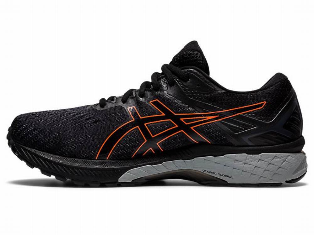 Chaussures Running Asics GT-2000 9 G-TX Homme Noir Doré Orange | NOB-437591