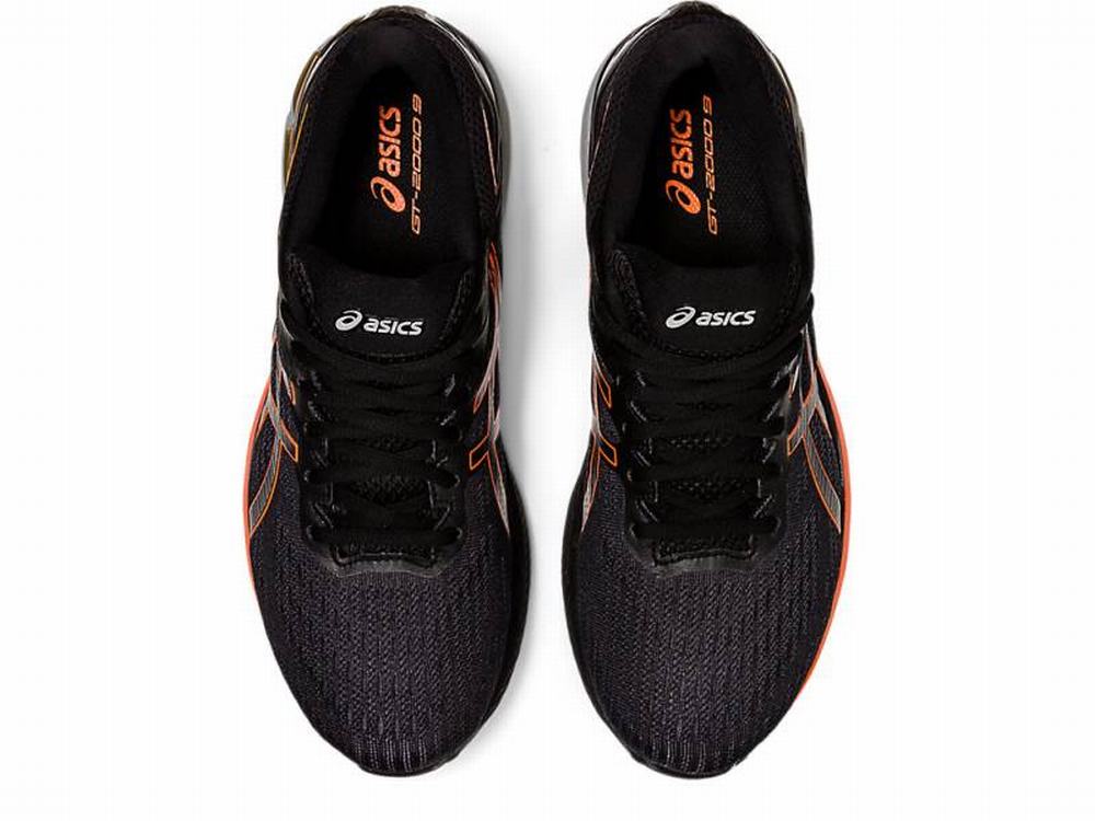 Chaussures Running Asics GT-2000 9 G-TX Homme Noir Doré Orange | NOB-437591