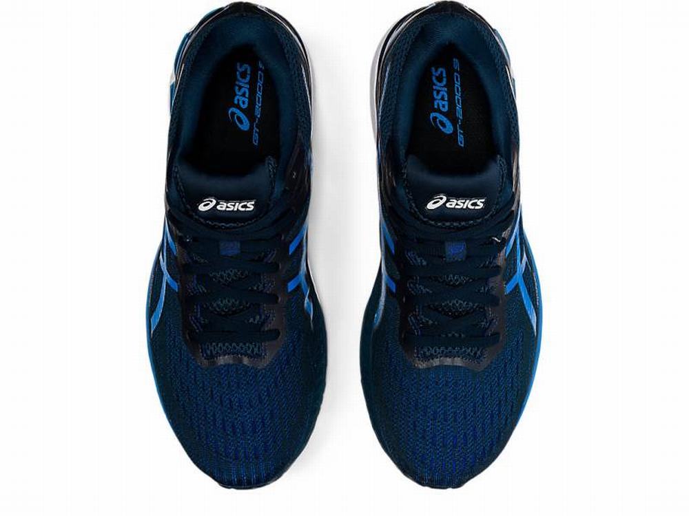 Chaussures Running Asics GT-2000 9 Homme Bleu | JGM-867945