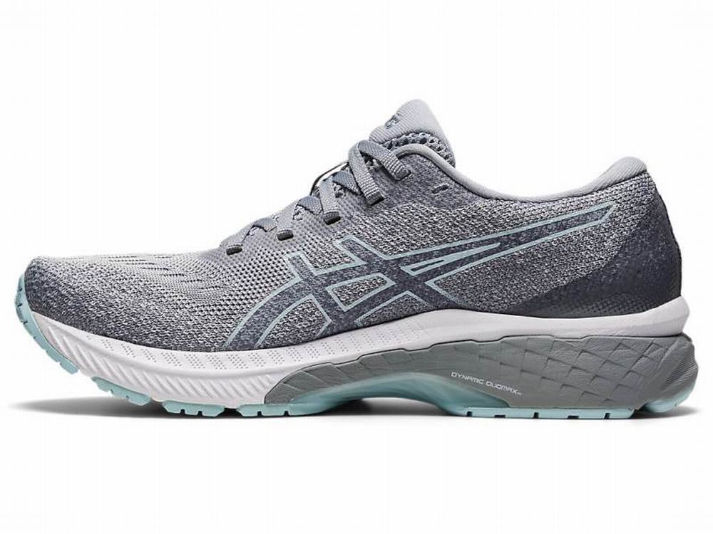 Chaussures Running Asics GT-2000 9 KNIT Femme Grise Noir | FTX-601924