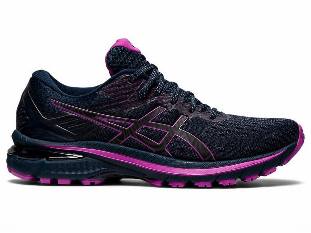 Chaussures Running Asics GT-2000 9 LITE-SHOW Femme Bleu | CND-327418