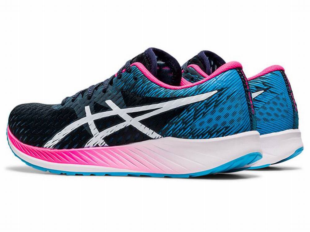 Chaussures Running Asics HYPER SPEED Femme Blanche Bleu | SAQ-302457