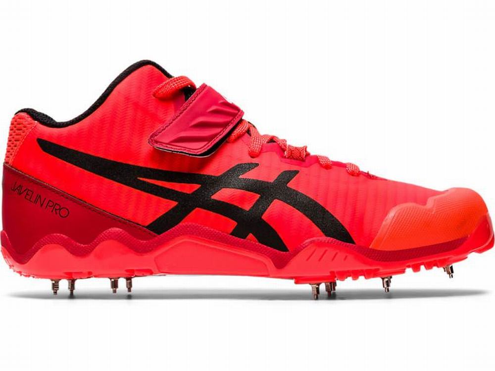 Chaussures Running Asics JAVELIN PRO 2 Homme Orange Noir Rouge | LMC-328149