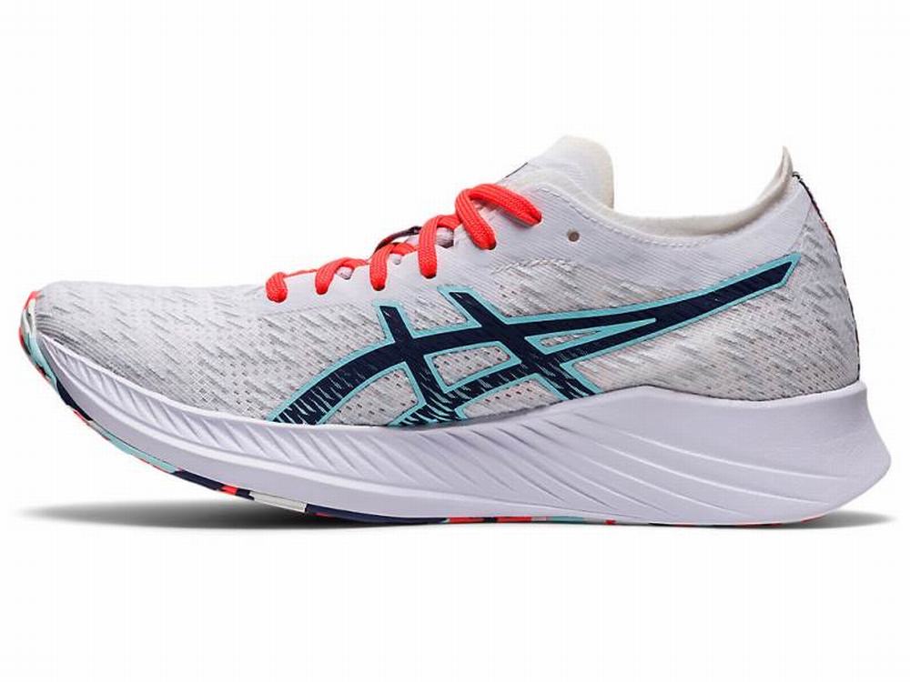 Chaussures Running Asics MAGIC SPEED Femme Blanche Bleu | RGC-283640