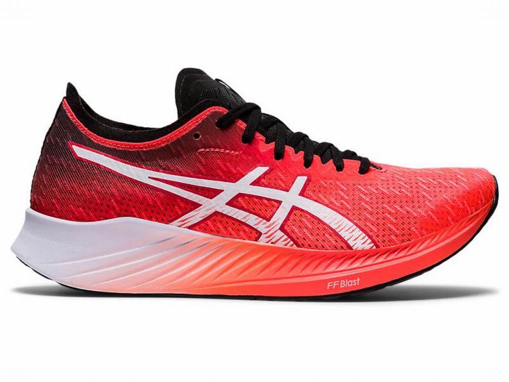 Chaussures Running Asics MAGIC SPEED Femme Orange Rouge Blanche | WGN-461750