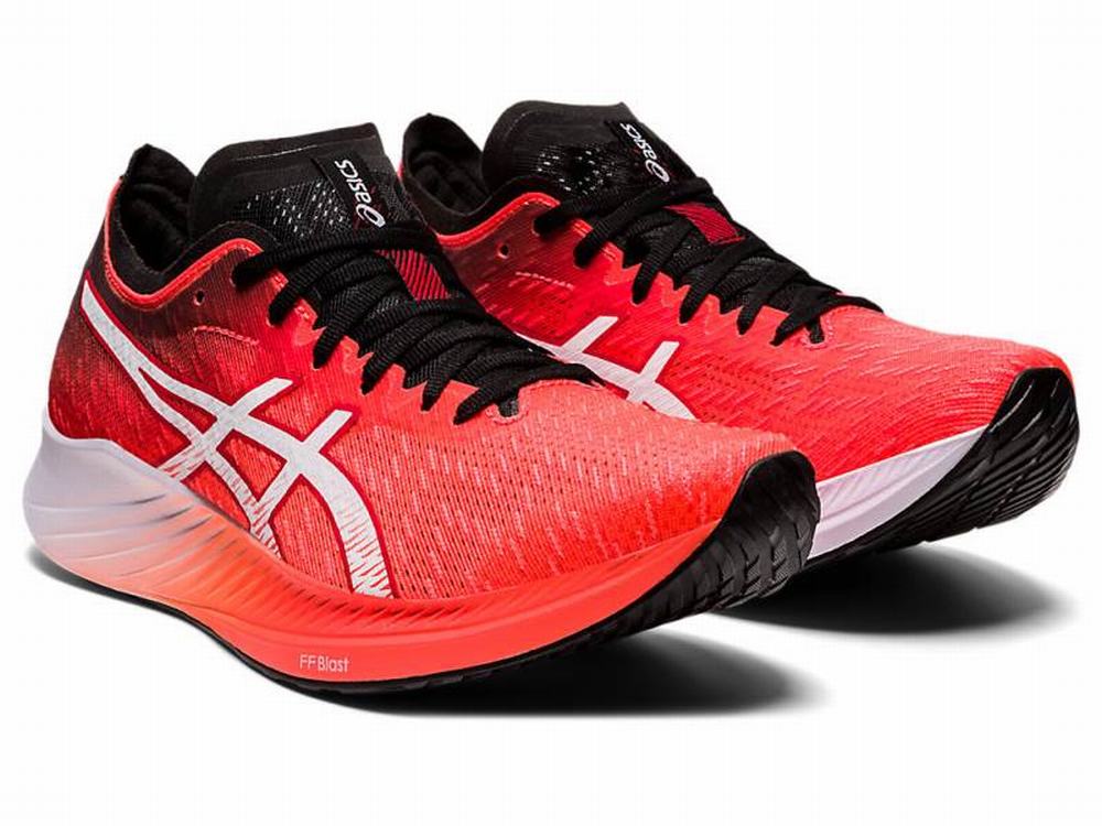 Chaussures Running Asics MAGIC SPEED Femme Orange Rouge Blanche | WGN-461750