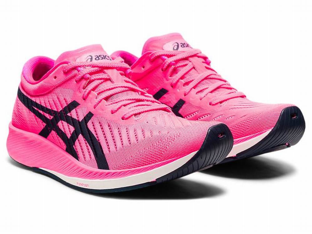 Chaussures Running Asics METARACER Femme Rose Bleu | GXN-682473