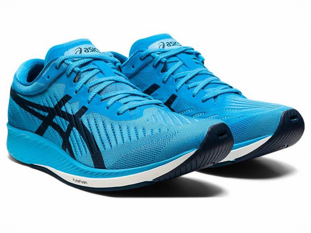 Chaussures Running Asics METARACER Homme Turquoise Clair Bleu | UWA-625109