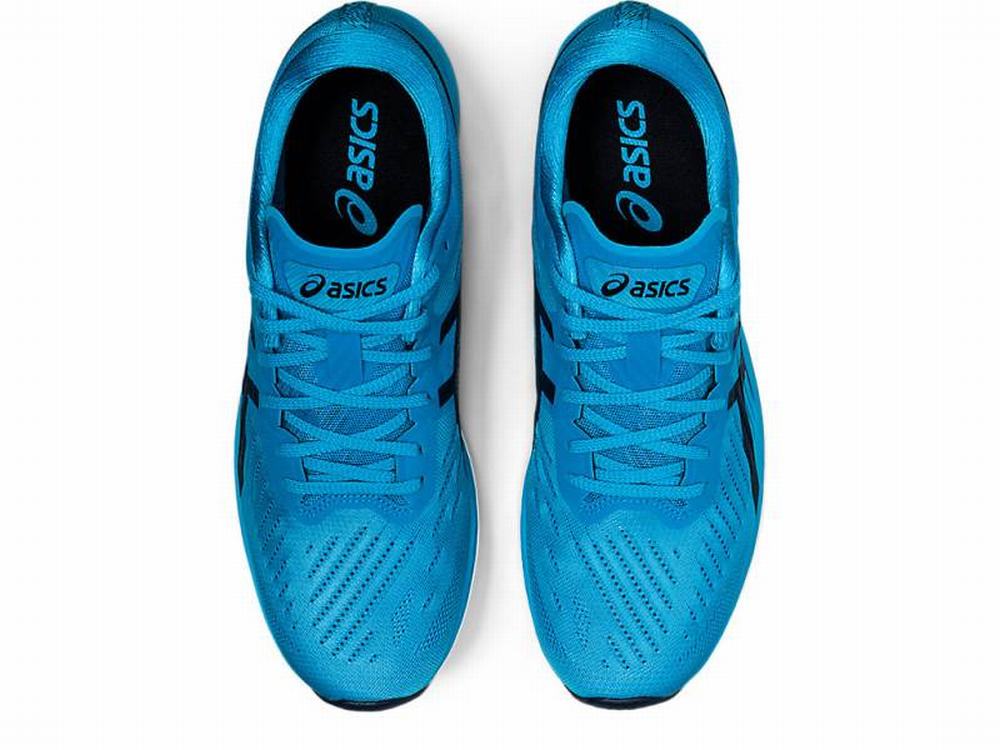 Chaussures Running Asics METARACER Homme Turquoise Clair Bleu | UWA-625109