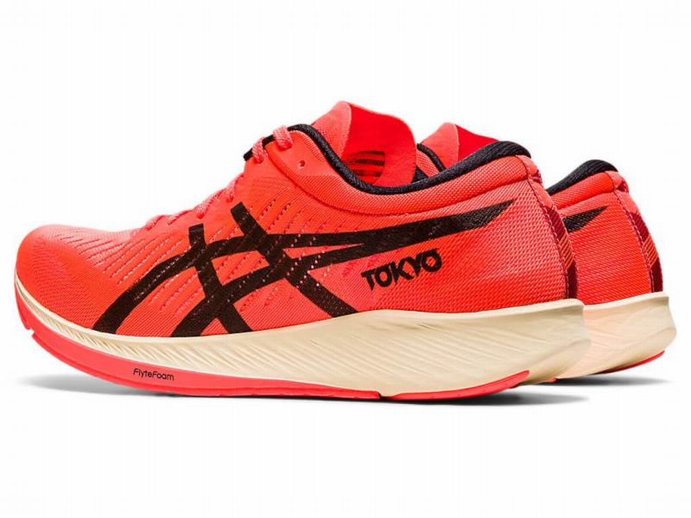 Chaussures Running Asics METARACER TOKYO Femme Orange Noir Rouge | QNM-651270