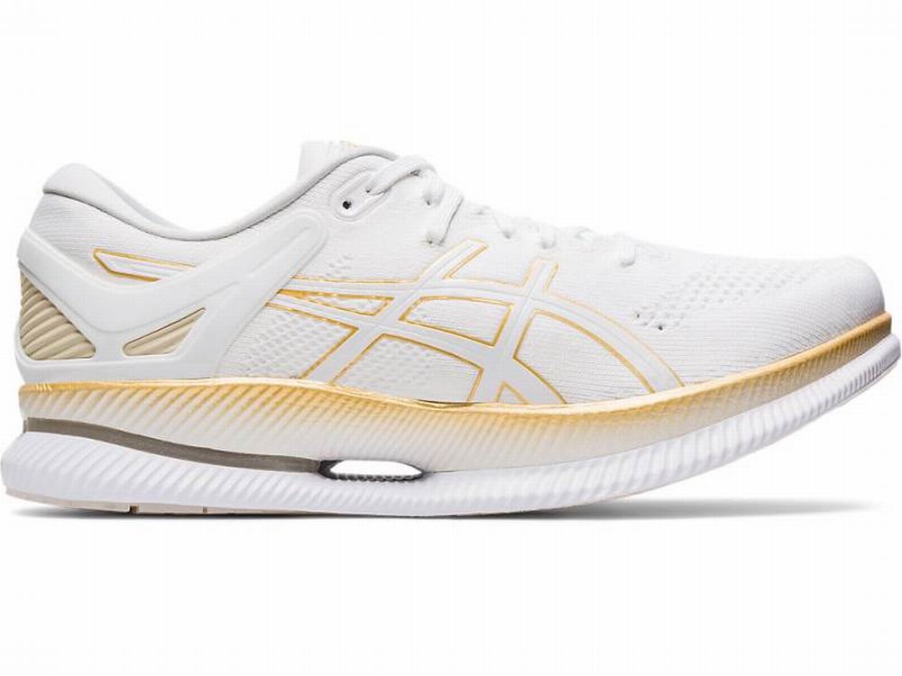 Chaussures Running Asics METARIDE Homme Blanche Doré | GDH-867394