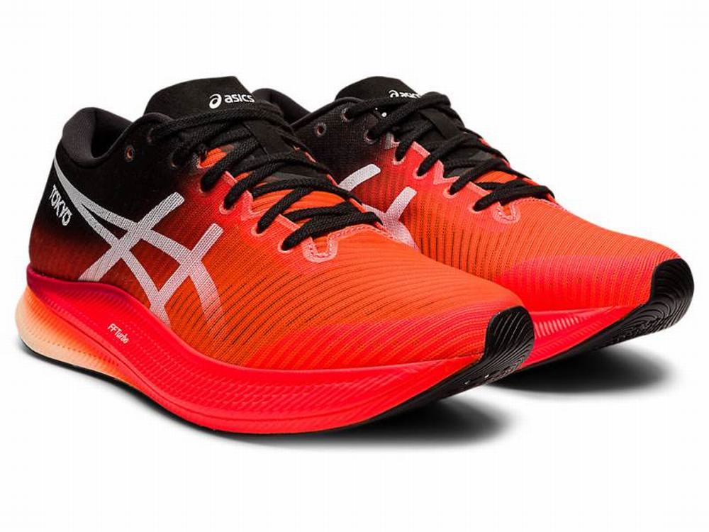 Chaussures Running Asics METASPEED EDGE Femme Orange Rouge Blanche | QZN-827056