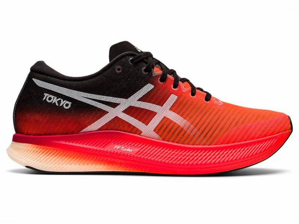 Chaussures Running Asics METASPEED EDGE Femme Orange Rouge Blanche | QZN-827056