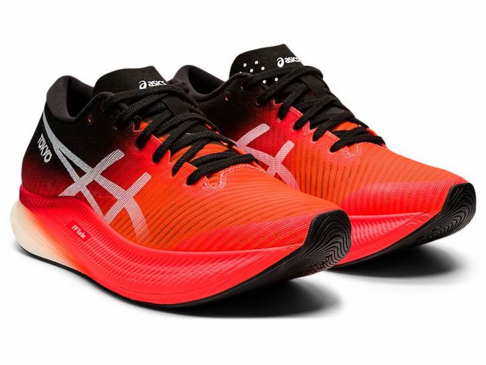 Chaussures Running Asics METASPEED SKY Femme Orange Rouge Blanche | ZQL-394275