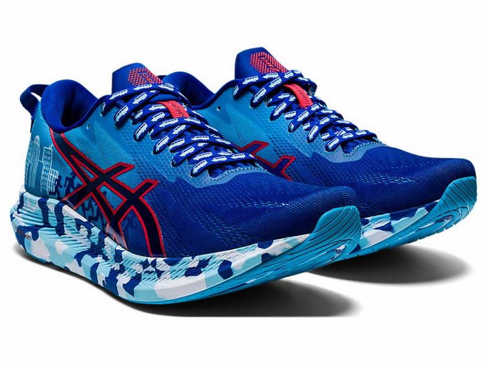 Chaussures Running Asics NOOSA TRI 13 BOSTON Femme Rouge Bleu | TNF-674853