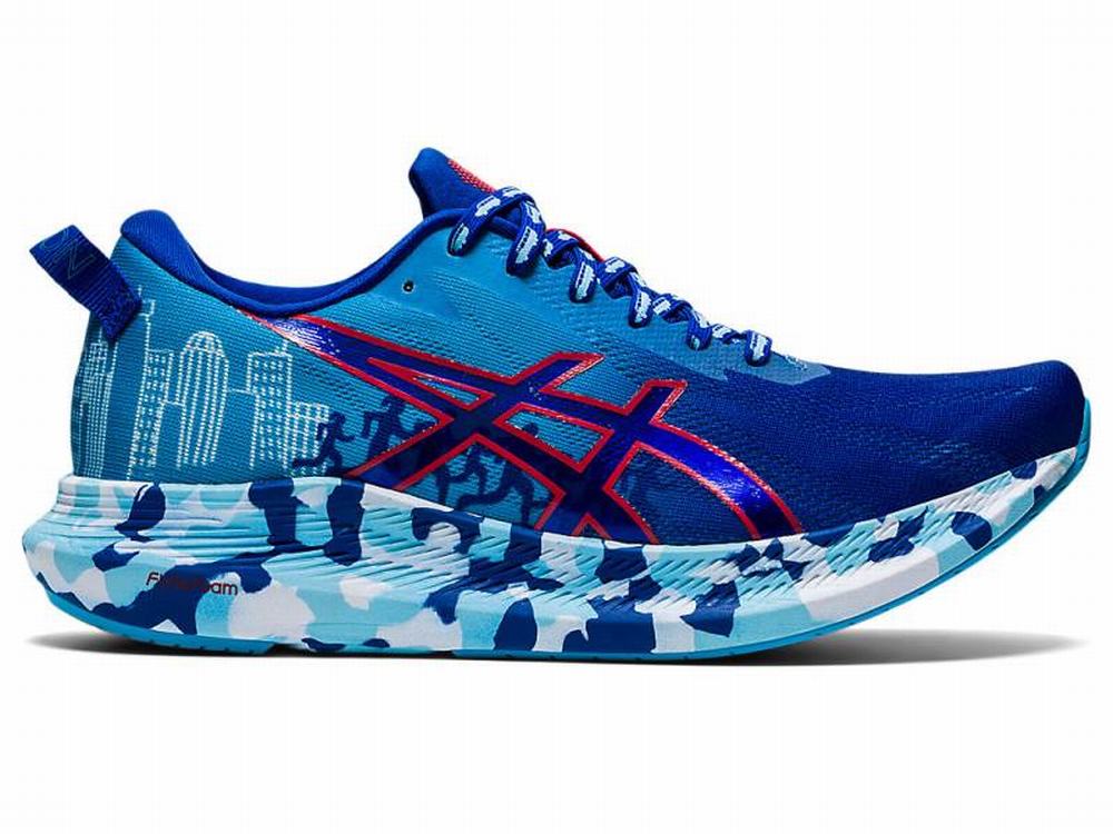 Chaussures Running Asics NOOSA TRI 13 BOSTON Femme Rouge Bleu | TNF-674853