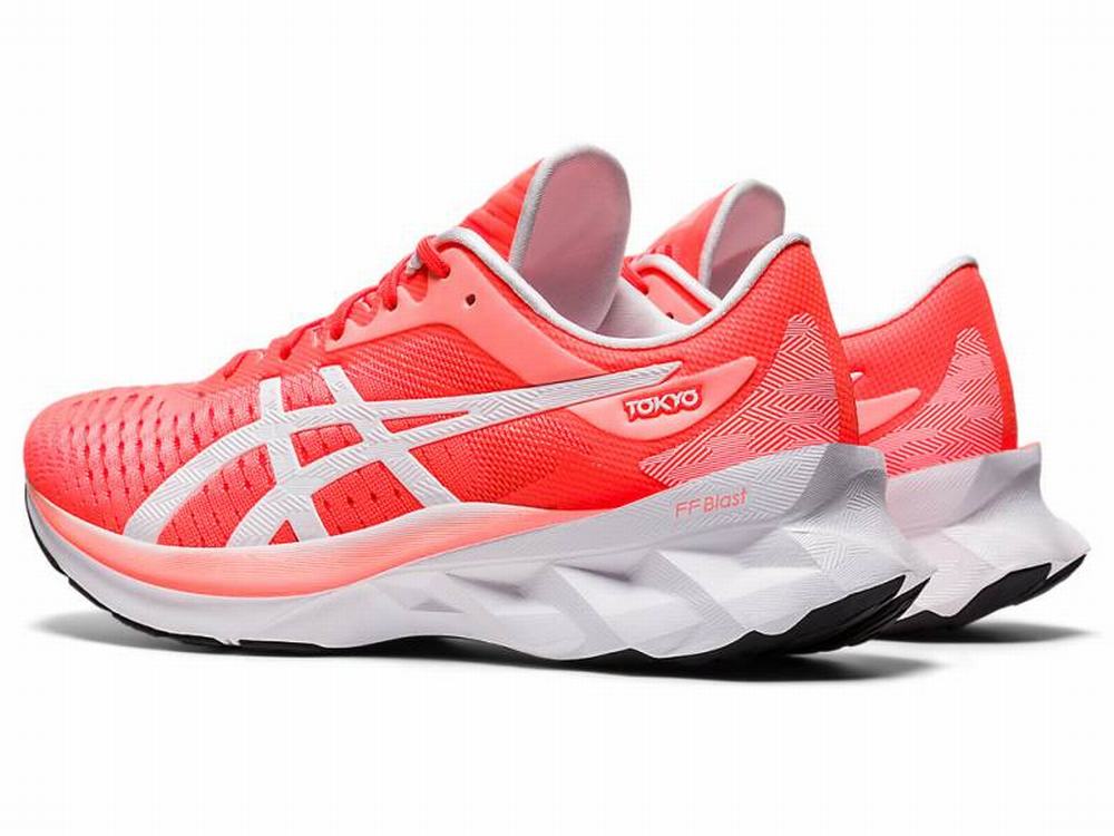 Chaussures Running Asics NOVABLAST Femme Orange Noir Rouge | APL-812369