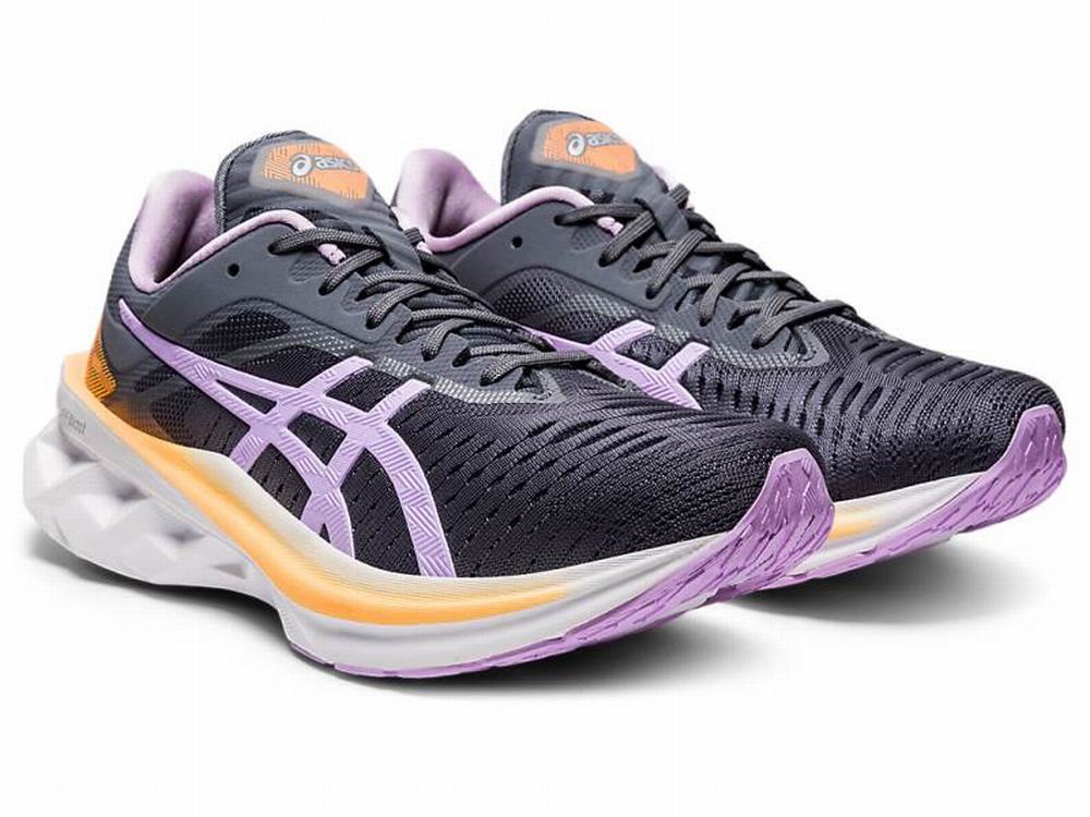 Chaussures Running Asics NOVABLAST Femme Grise Foncé | XTM-037516