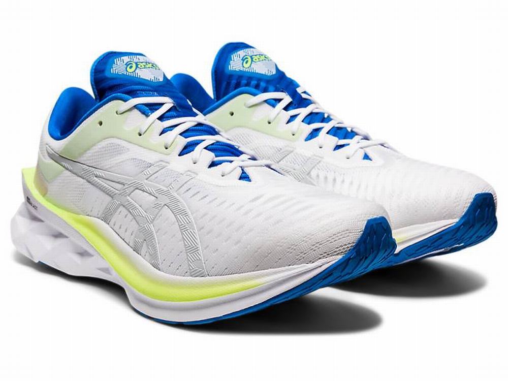 Chaussures Running Asics NOVABLAST Homme Blanche Grise | EUQ-602835