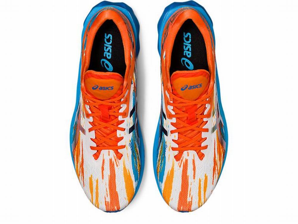 Chaussures Running Asics NOVABLAST Homme Doré Turquoise Clair Orange | SBI-405617