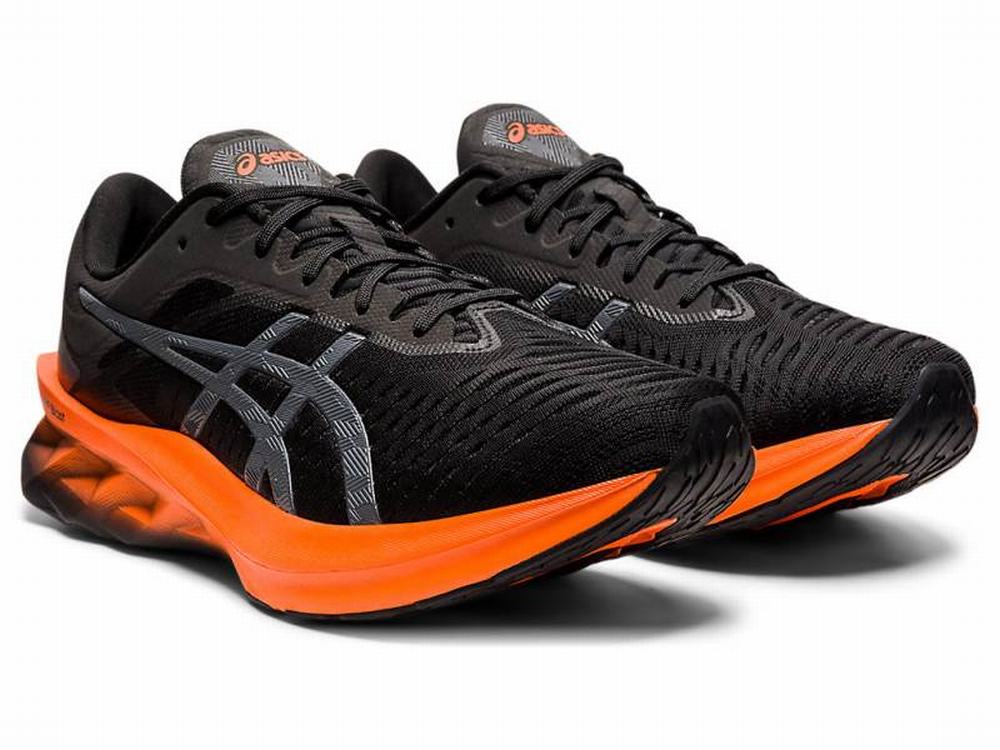 Chaussures Running Asics NOVABLAST Homme Noir Grise | XRK-765813