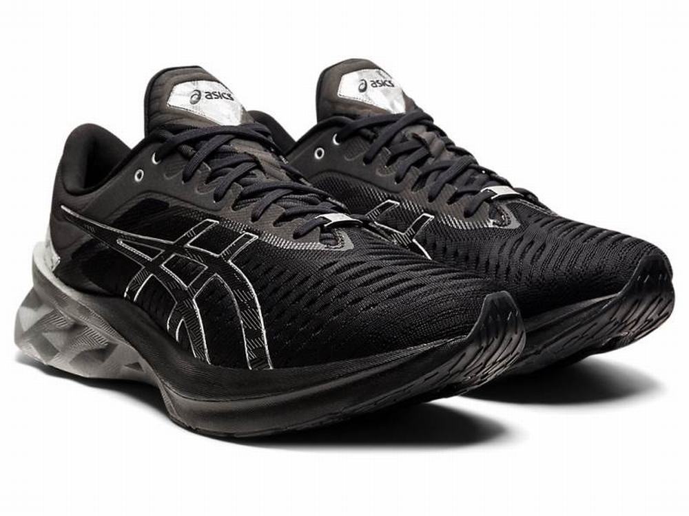 Chaussures Running Asics NOVABLAST Platinum Homme Noir Argent | FDN-614085