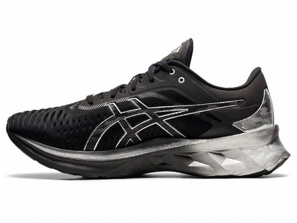 Chaussures Running Asics NOVABLAST Platinum Homme Noir Argent | FDN-614085