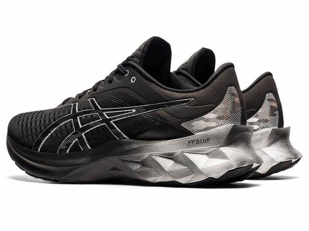 Chaussures Running Asics NOVABLAST Platinum Femme Noir Argent | LEV-158029