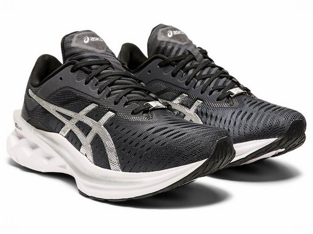 Chaussures Running Asics NOVABLAST Platinum Femme Grise Argent | YVI-517380