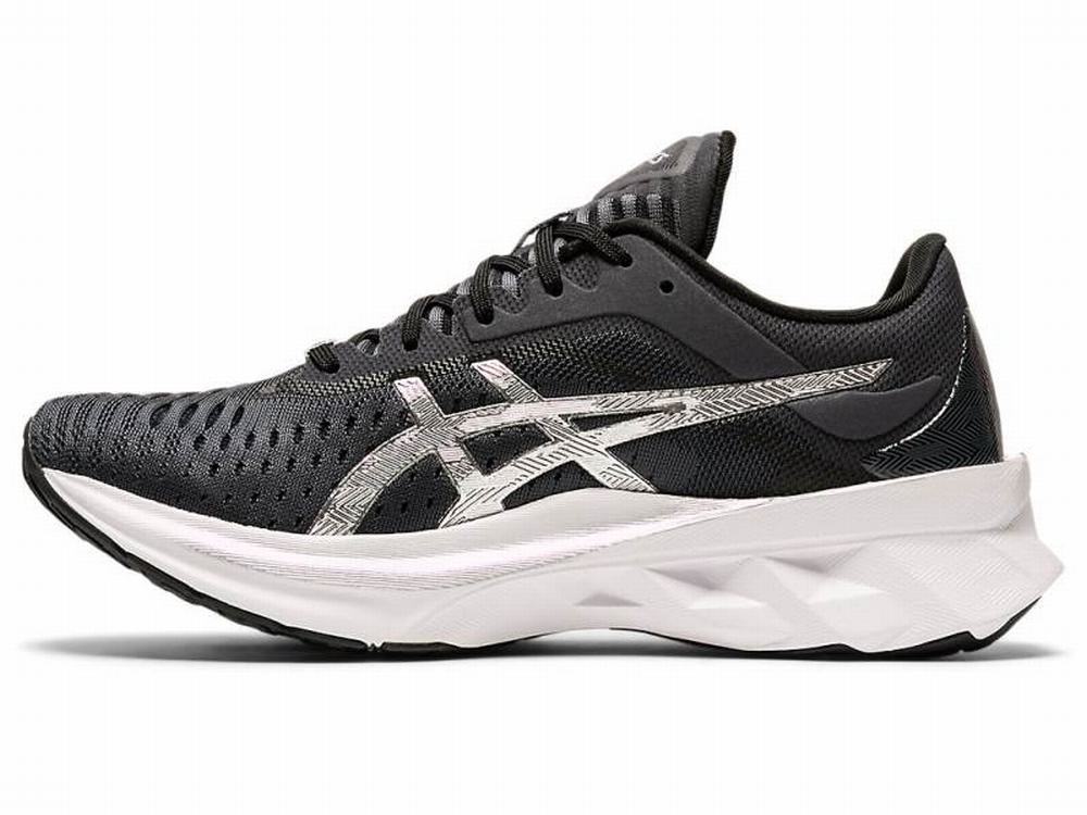 Chaussures Running Asics NOVABLAST Platinum Femme Grise Argent | YVI-517380