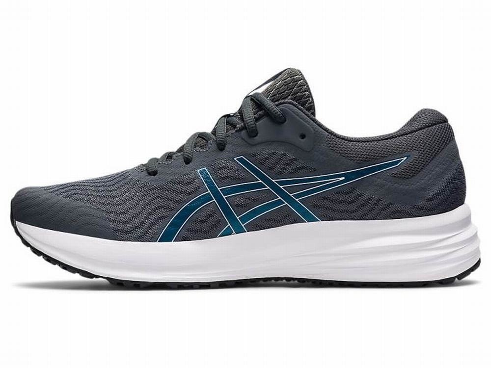 Chaussures Running Asics PATRIOT 12 Homme Grise Foncé Turquoise | HSW-830247