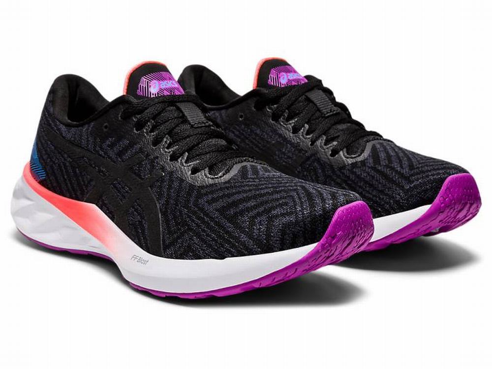 Chaussures Running Asics ROADBLAST Femme Noir Violette | DHI-067521