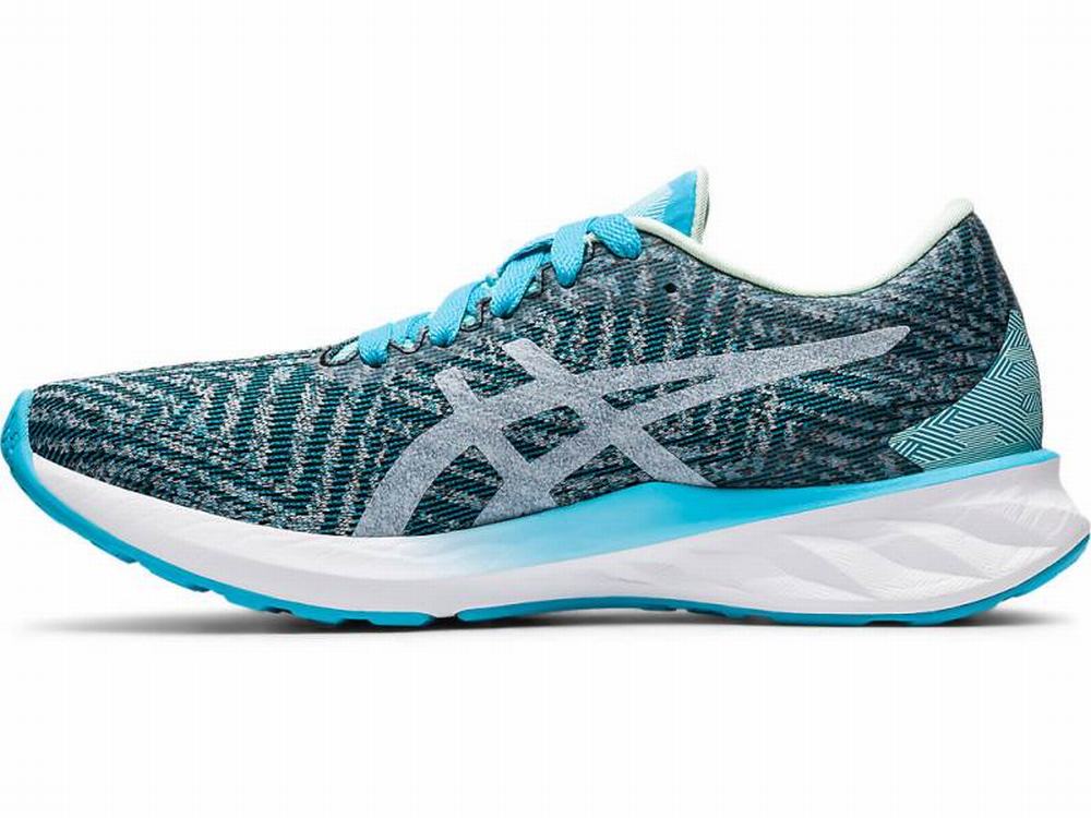 Chaussures Running Asics ROADBLAST Femme Turquoise Clair Blanche | HEJ-305164