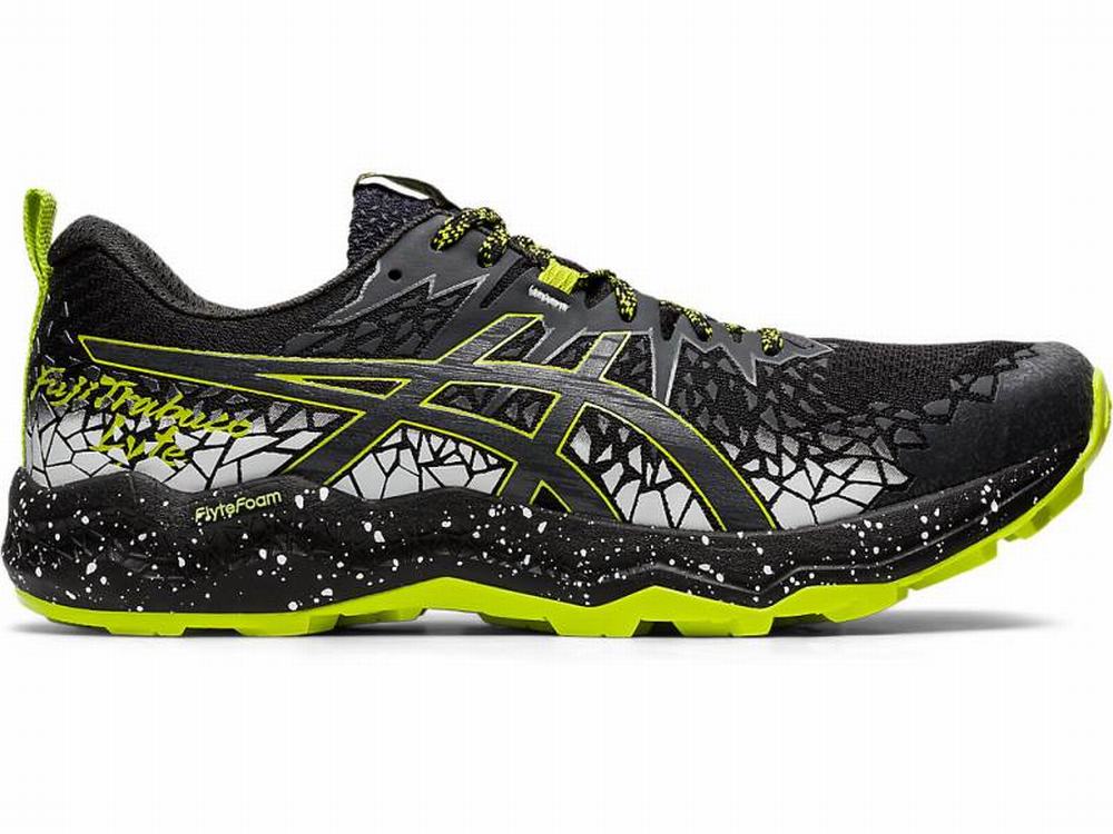 Chaussures Trail Asics FujiTrabuco Lyte Homme Noir Grise | UOQ-714632